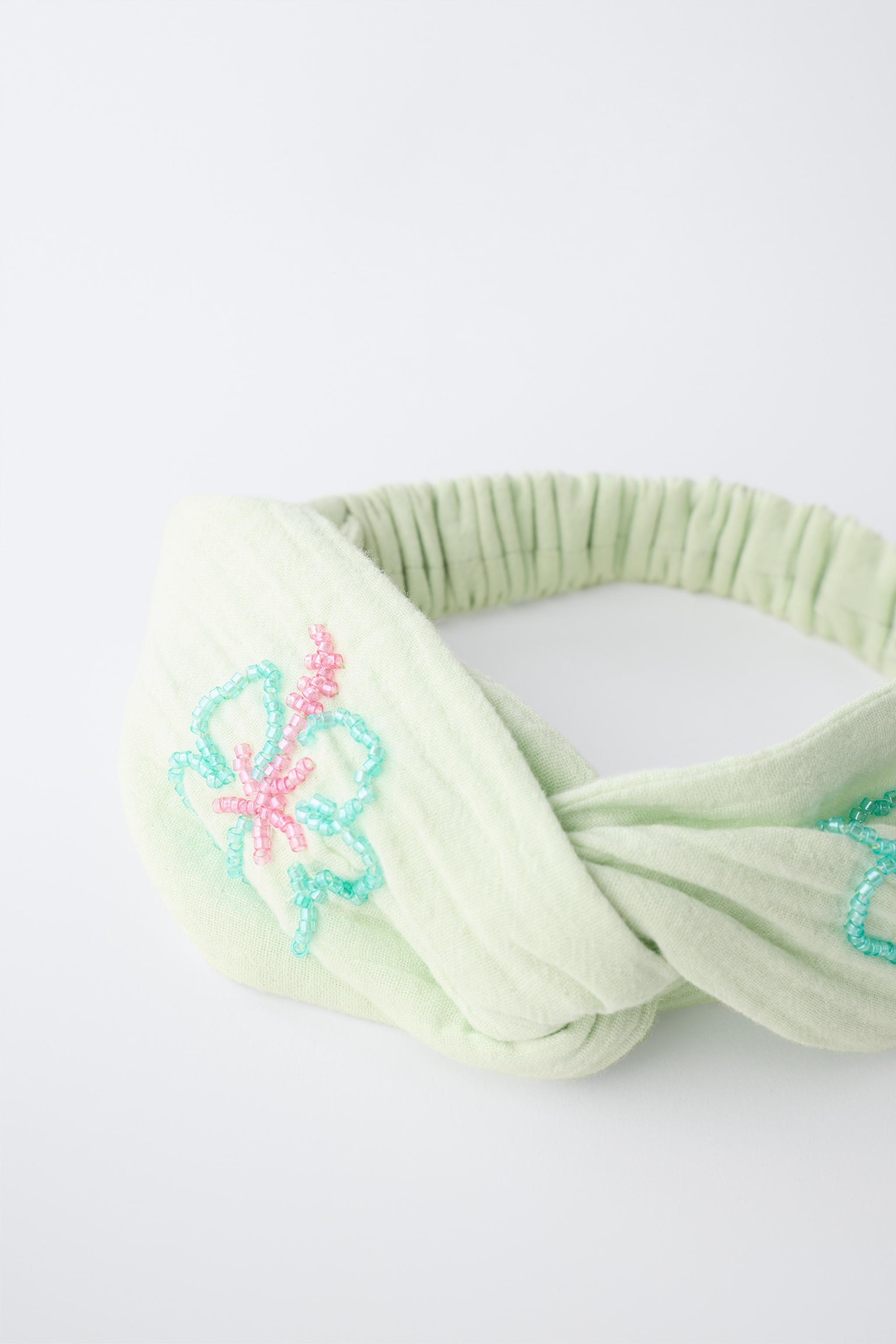 HIBISCUS BEADED HEADBAND